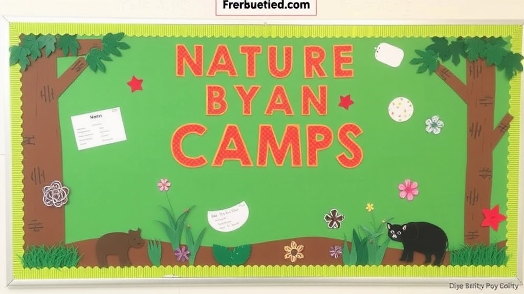 Nature-Inspired Bulletin Board Ideas for Camps