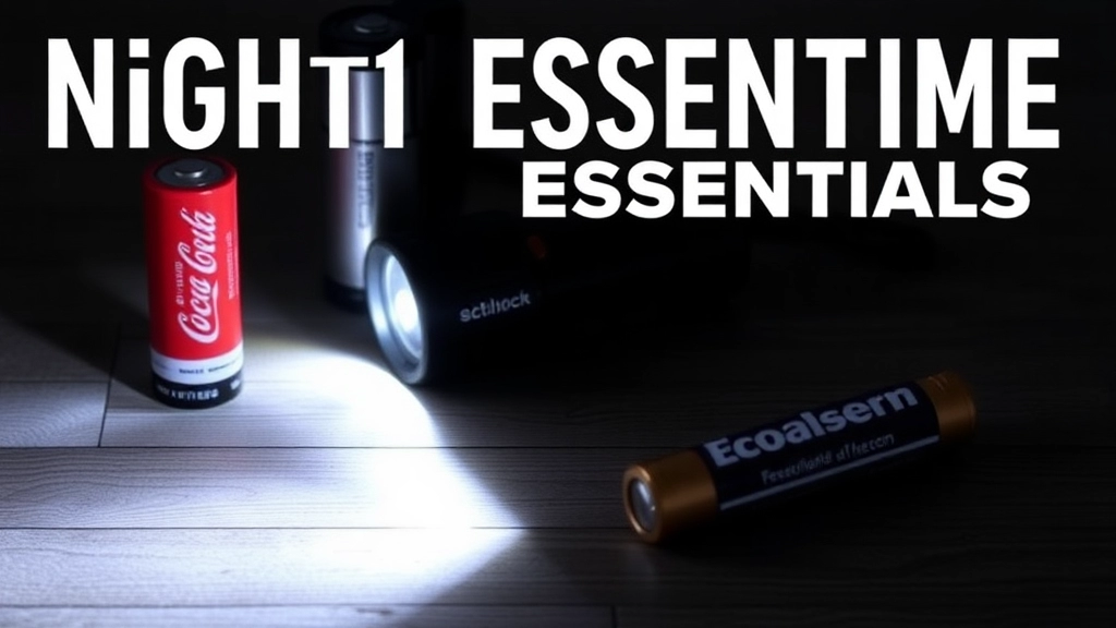 Nighttime Essentials: Flashlights and Extra Batteries