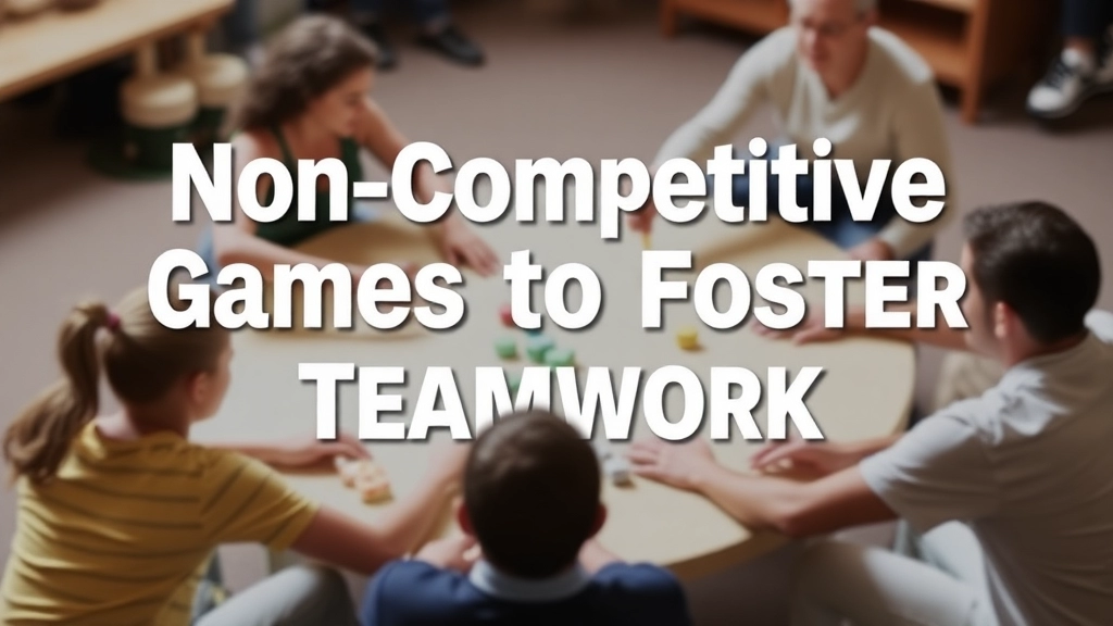 Non-Competitive Games to Foster Teamwork