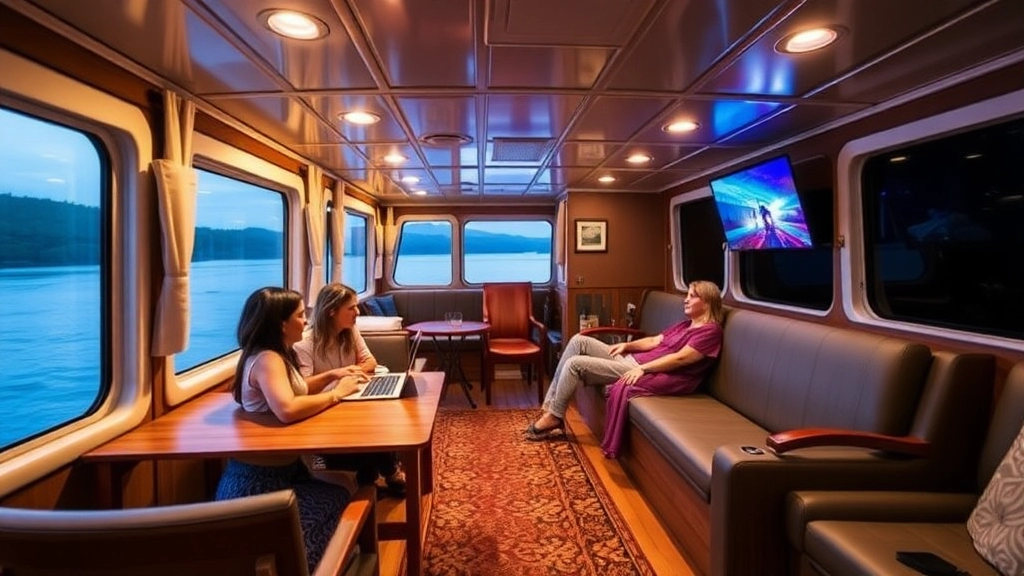 Onboard Amenities: WiFi, Restrooms, and Entertainment for Campers