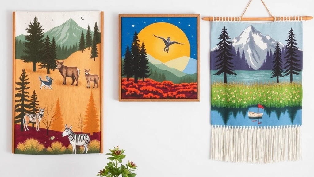 Outdoor-Inspired Artwork and Wall Hangings