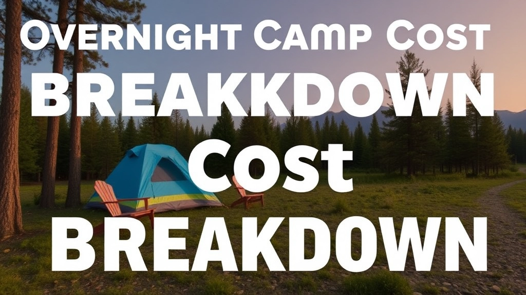 Overnight Camp Cost Breakdown