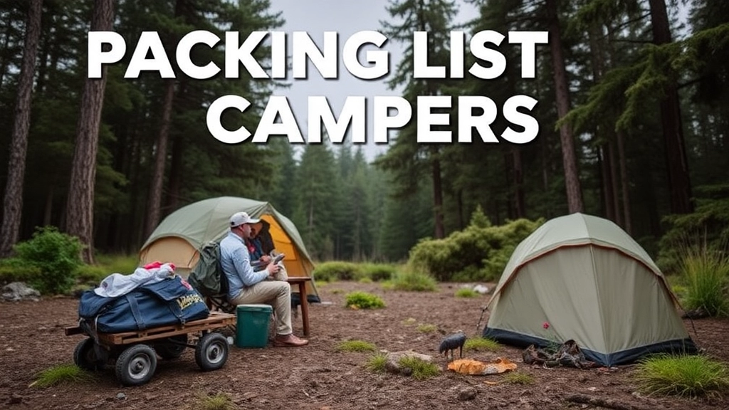 Packing List for Campers