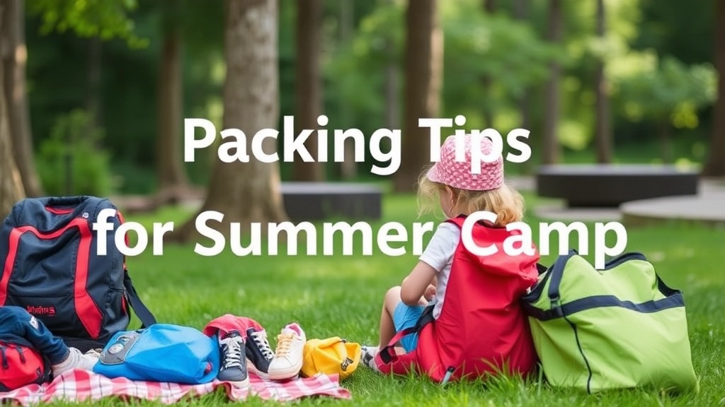 Packing Tips for Summer Camp