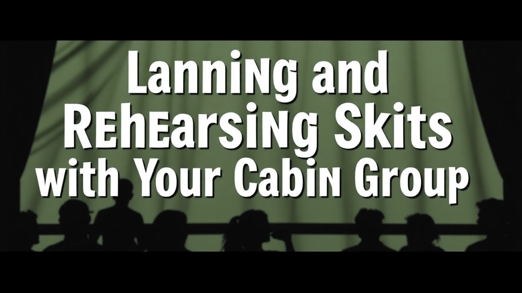 Planning and Rehearsing Skits with Your Cabin Group