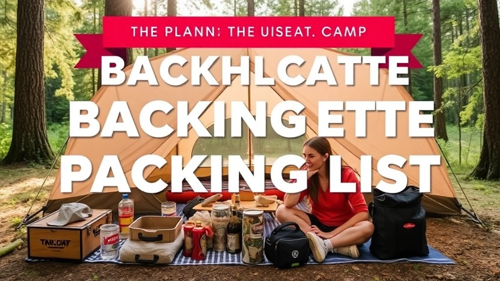 Planning the Ultimate Camp Bachelorette Packing List