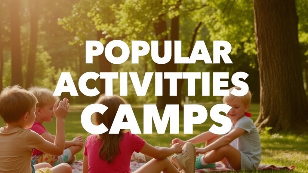 Popular Activities at Family Summer Camps