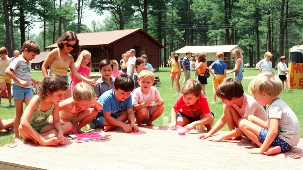 Popular Activities at Summer Camps in the Late 70s