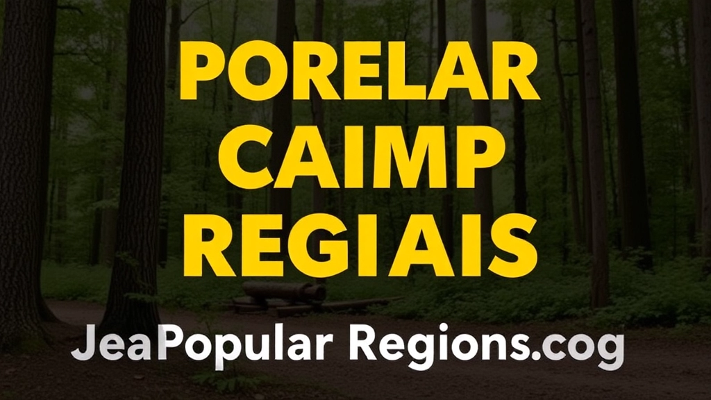 Popular Regions for Summer Camp Rentals