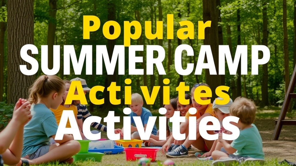 Popular Summer Camp Activities