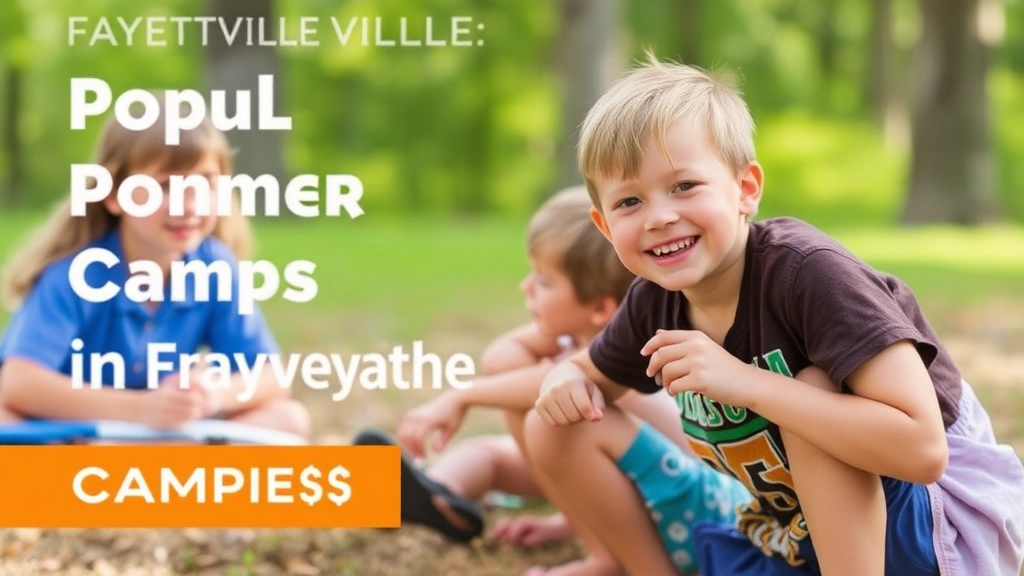 Popular Summer Camps in Fayetteville