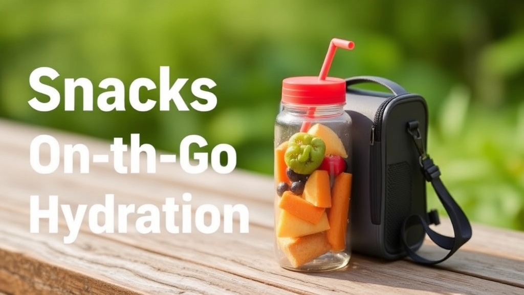 Portable Snacks for On-the-Go Hydration