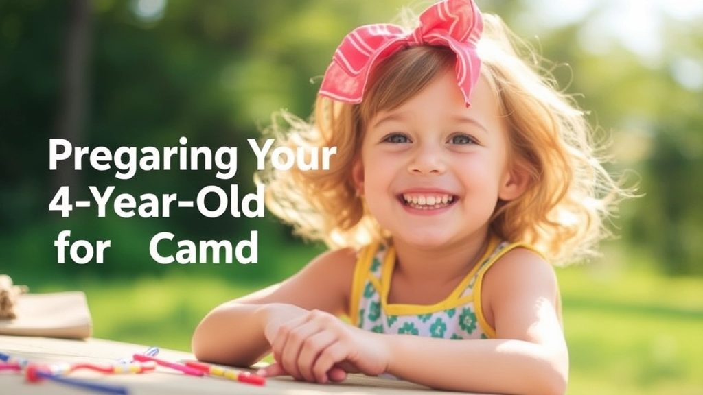 Preparing Your 4-Year-Old for Summer Camp