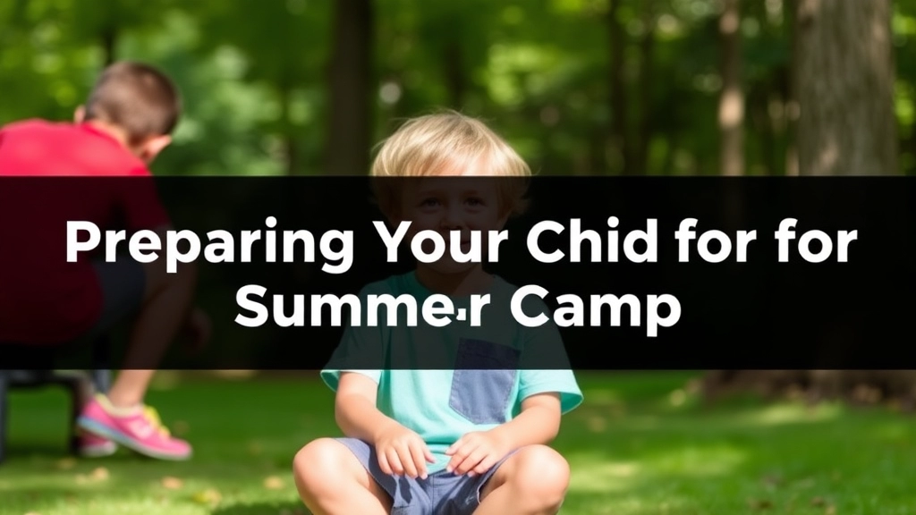 Preparing Your Child for Summer Camp