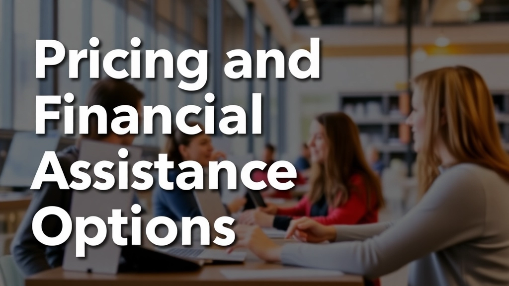 Pricing and Financial Assistance Options