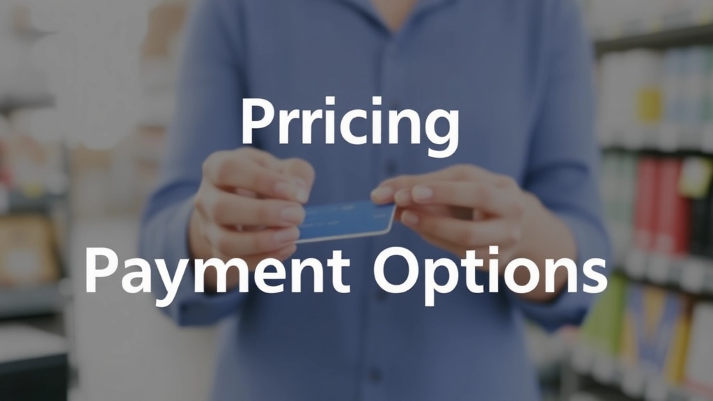 Pricing and Payment Options