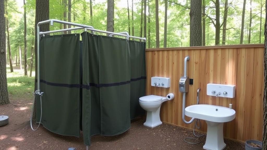 Privacy Measures in Camp Shower Facilities