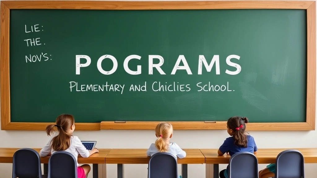 Programs for Elementary and Middle School Students