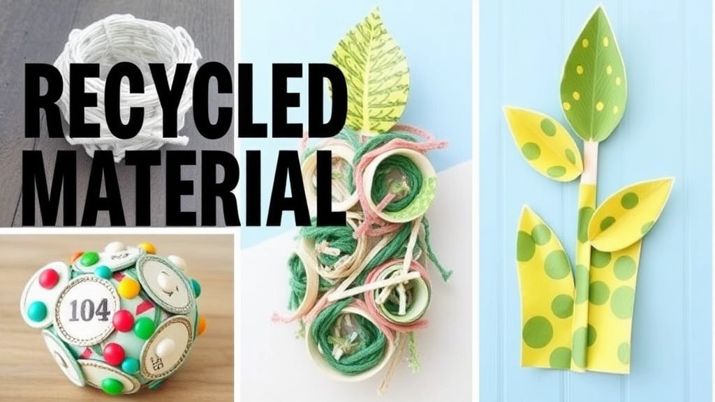 Recycled Materials Crafts: Eco-Friendly Fun