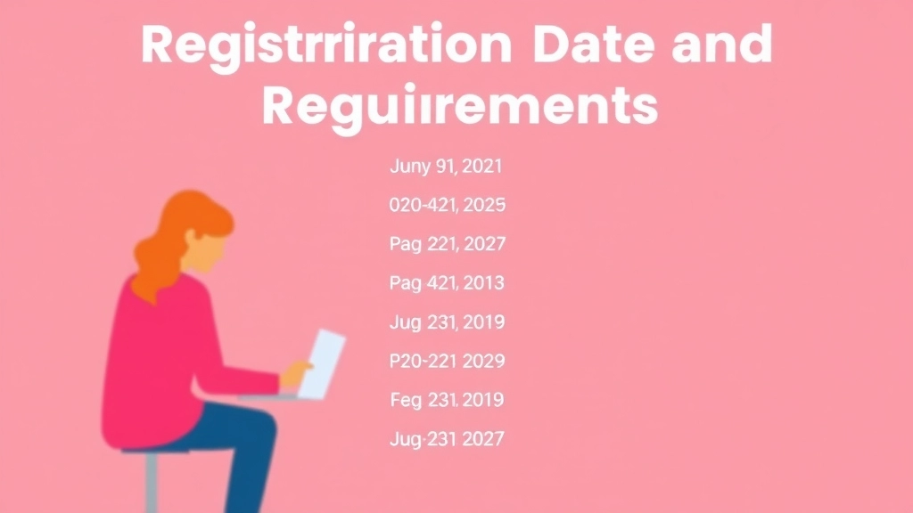 Registration Dates and Requirements