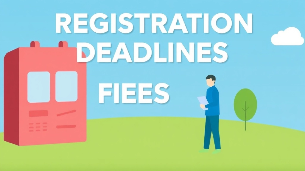 Registration Deadlines and Fees