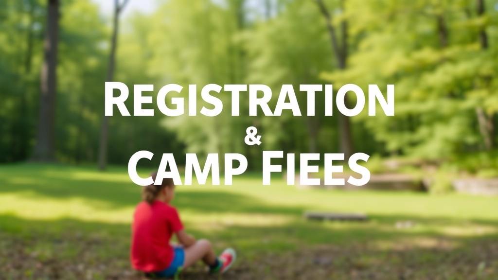 Registration Details and Camp Fees