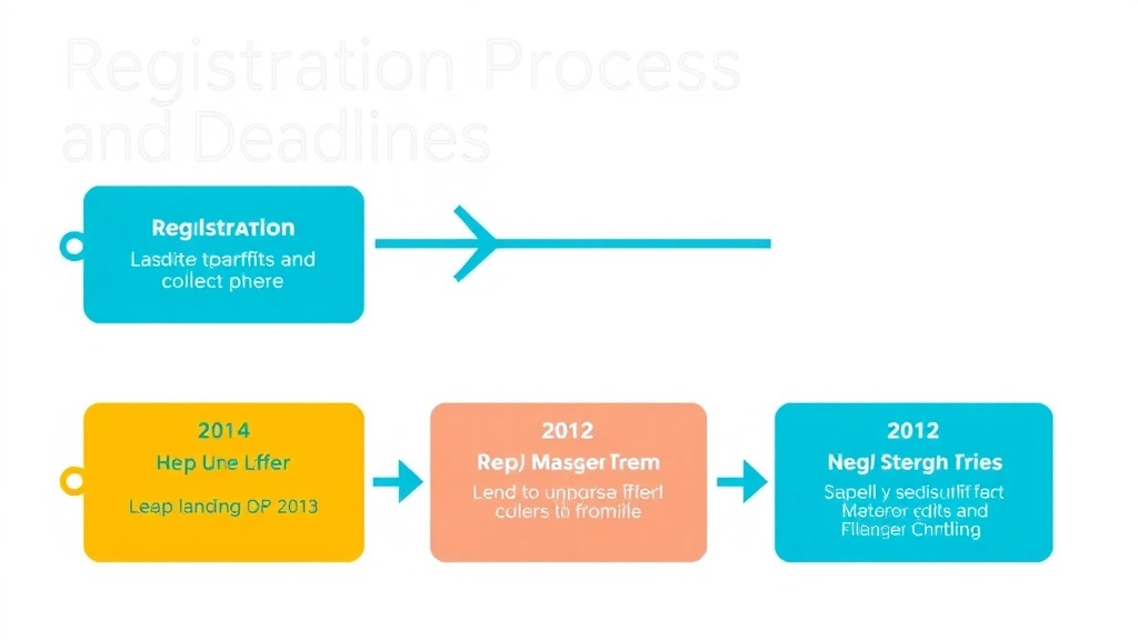 Registration Process and Deadlines