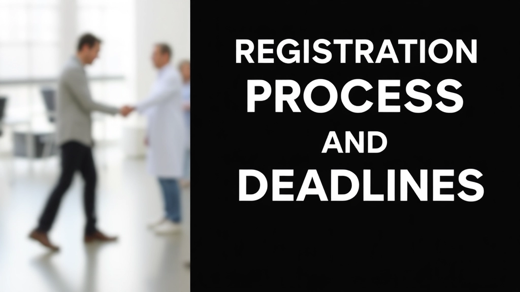 Registration Process and Deadlines