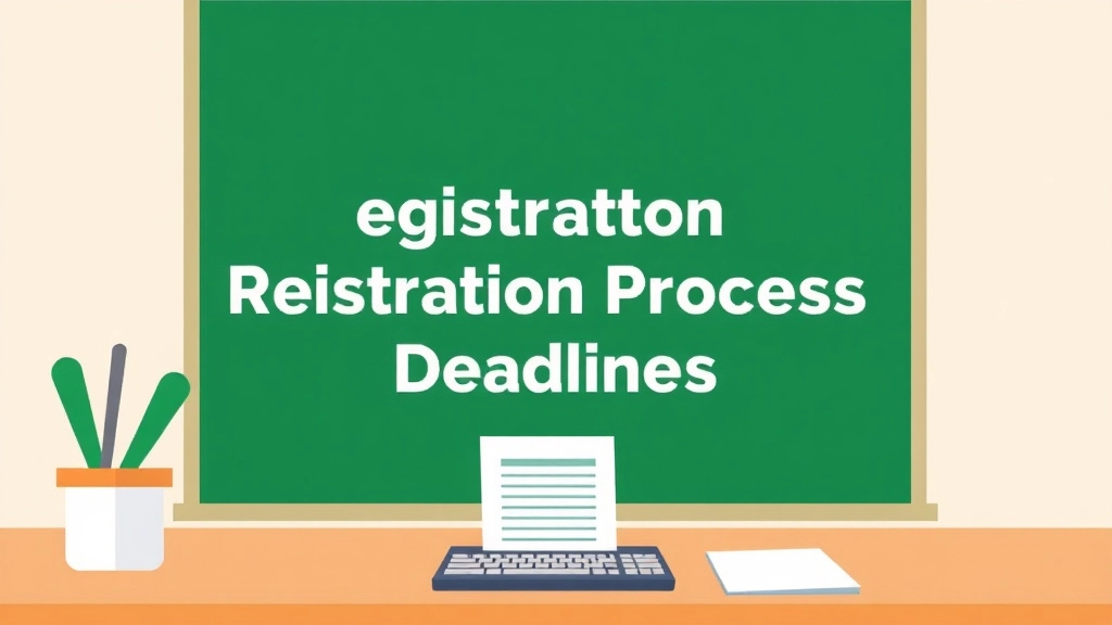 Registration Process and Deadlines