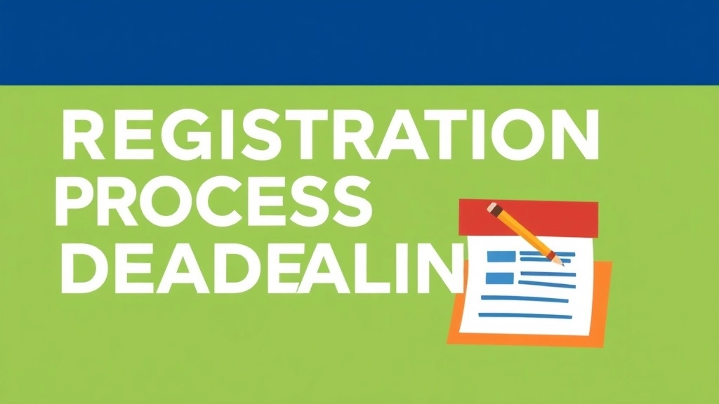 Registration Process and Deadlines