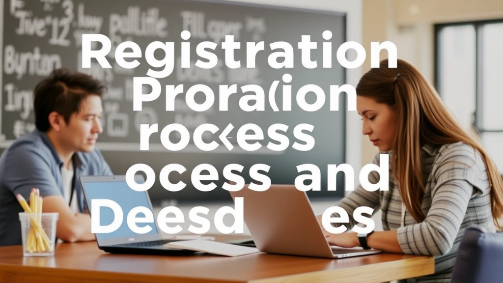 Registration Process and Deadlines