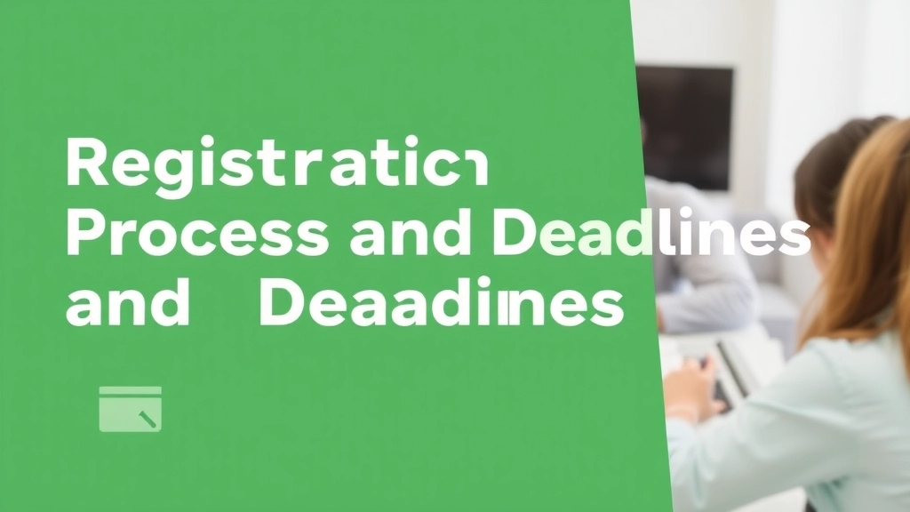 Registration Process and Deadlines