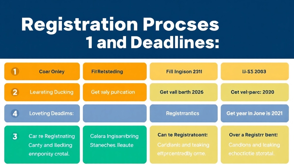 Registration Process and Deadlines