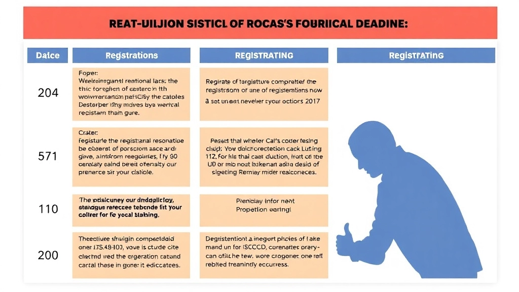 Registration Process and Deadlines