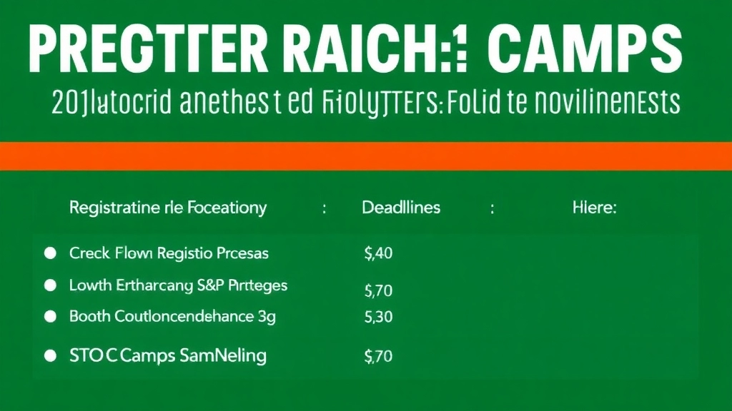 Registration Process and Deadlines for Brother Rice Camps