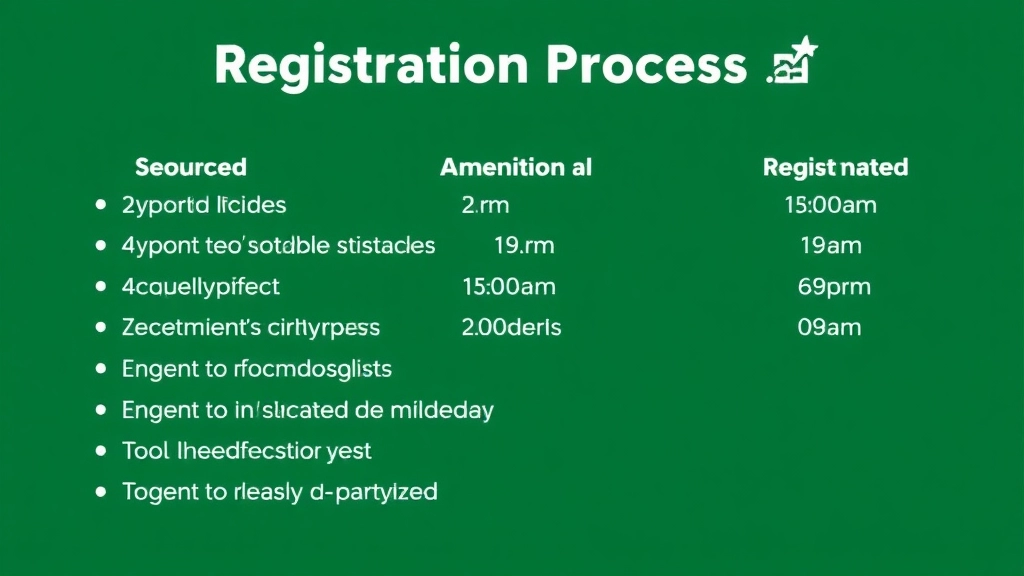 Registration Process and Important Dates