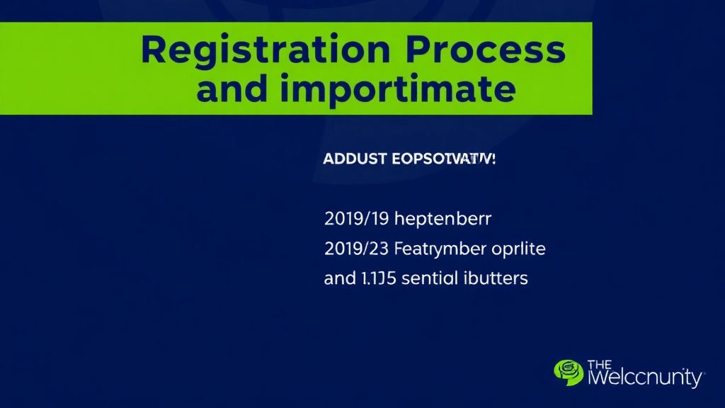 Registration Process and Important Dates