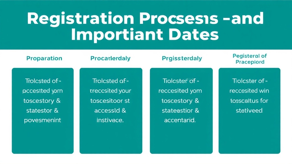 Registration Process and Important Dates