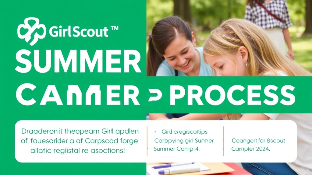 Registration Process for Girl Scout Summer Camp 2024