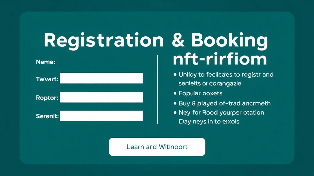 Registration and Booking Information