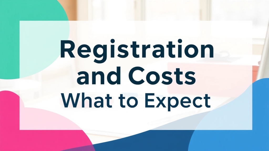 Registration and Costs: What to Expect