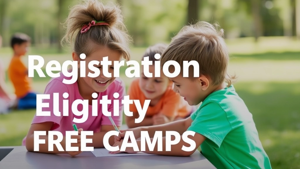 Registration and Eligibility for Free Camps