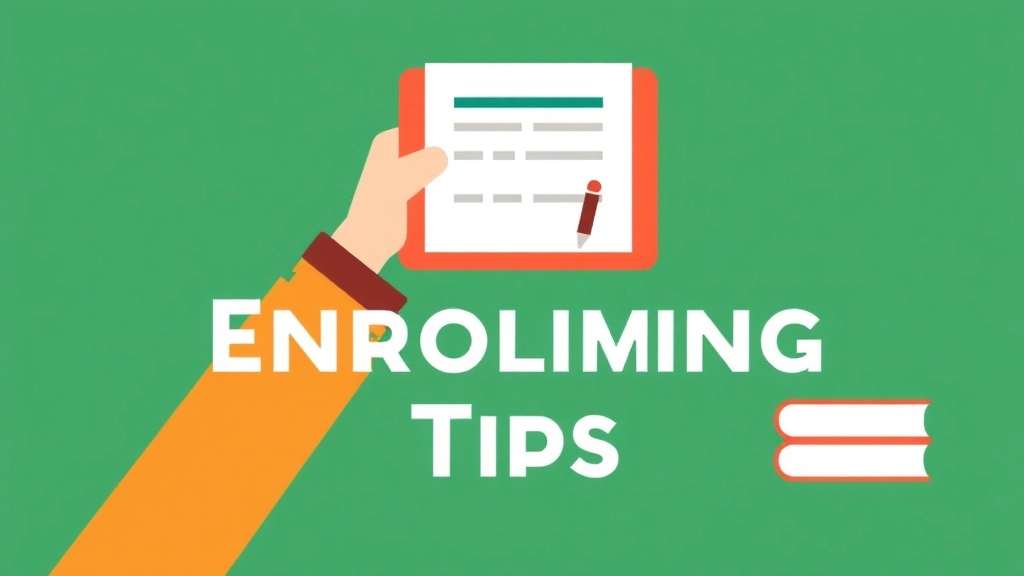 Registration and Enrollment Tips