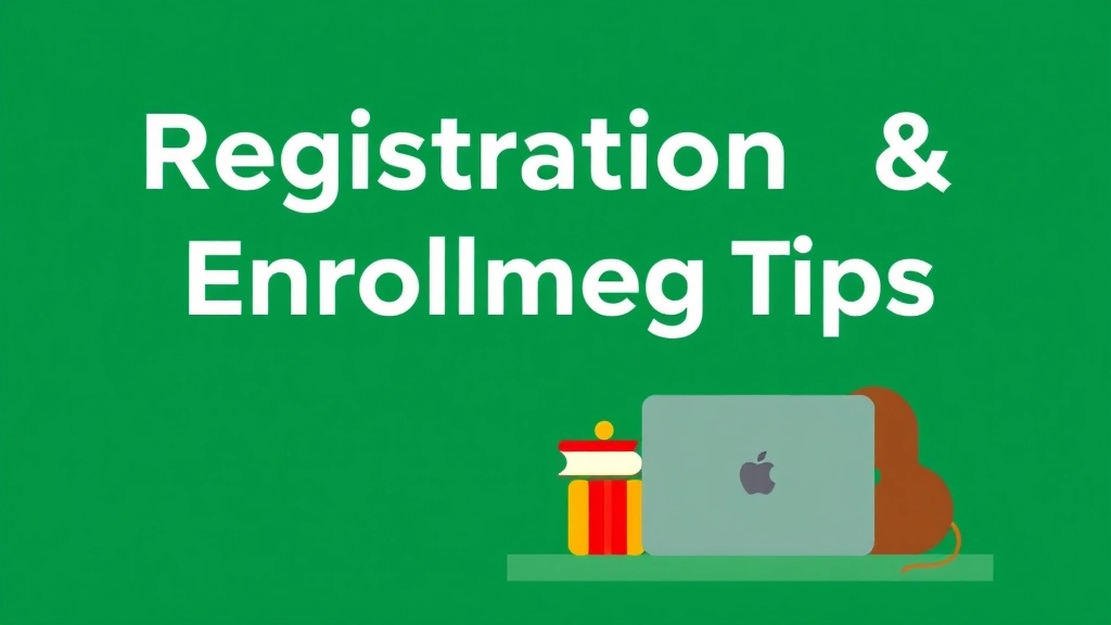 Registration and Enrollment Tips