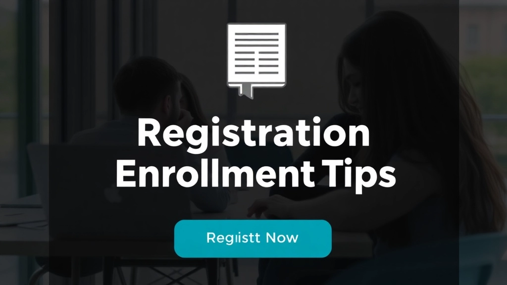 Registration and Enrollment Tips