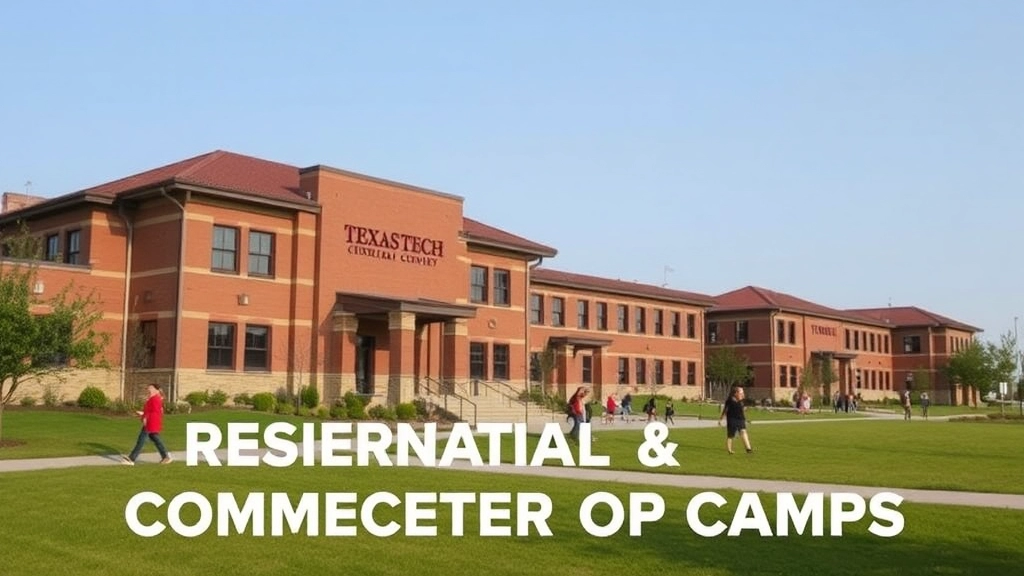 Residential and Commuter Camp Options at Texas Tech