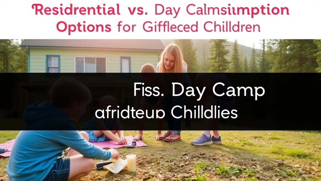 Residential vs. Day Camp Options for Gifted Children