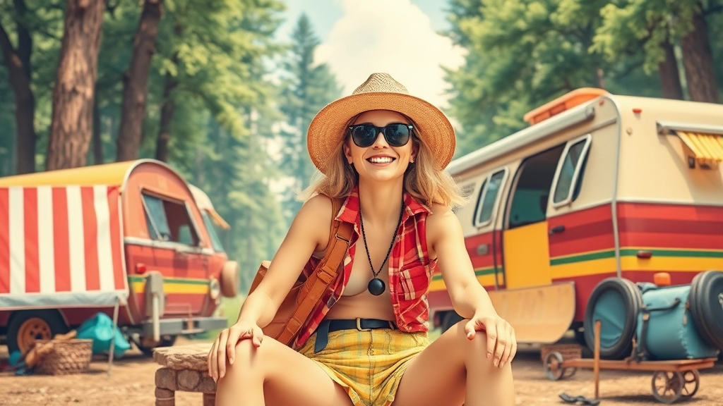 Retro Summer Camp Fashion and Gear