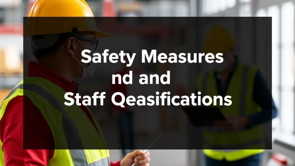 Safety Measures and Staff Qualifications