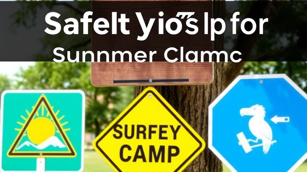 Safety Tips for Displaying Summer Camp Signs